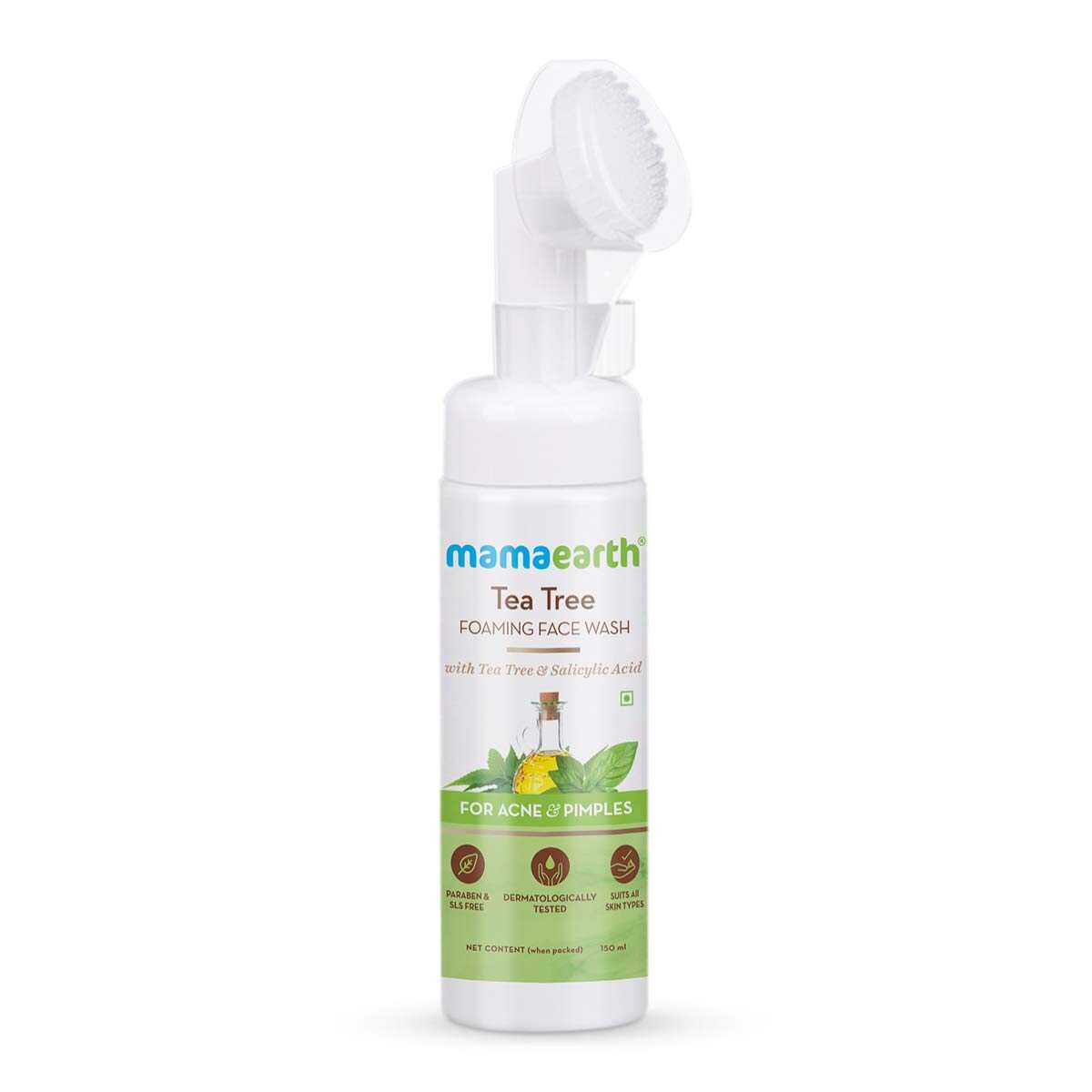 Mamaearth Tea Tree Foaming Face Wash Review