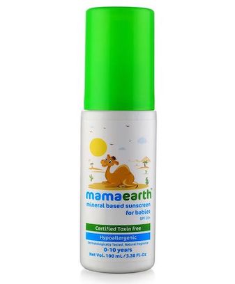 Mamaearth Mineral Based Sunscreen Baby Lotion SPF 20