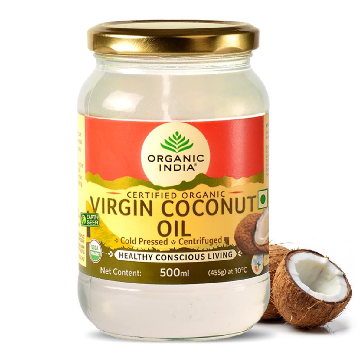Organic India Cold Pressed Virgin Coconut Oil