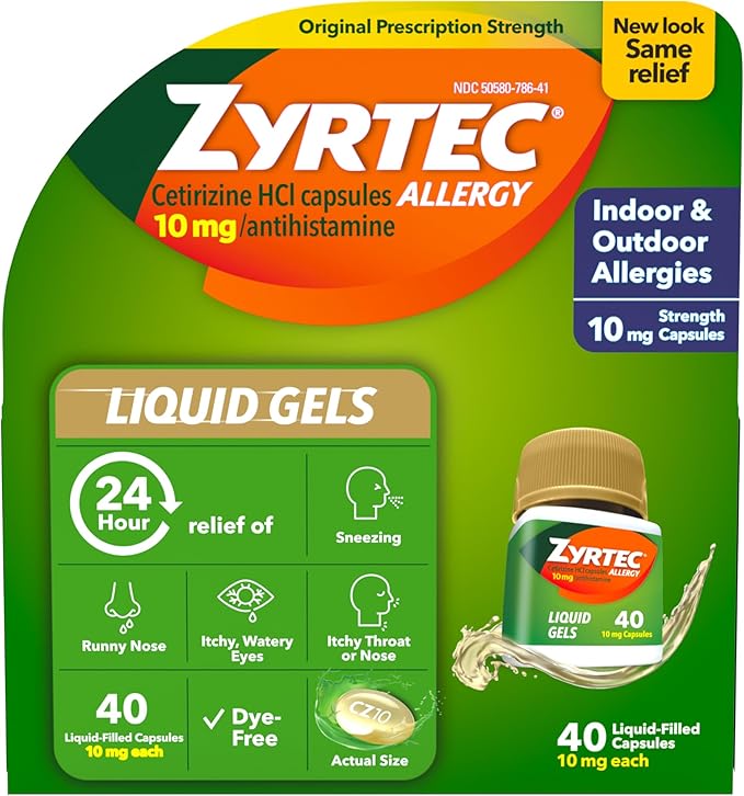 Step 4: Tab Zyrtec