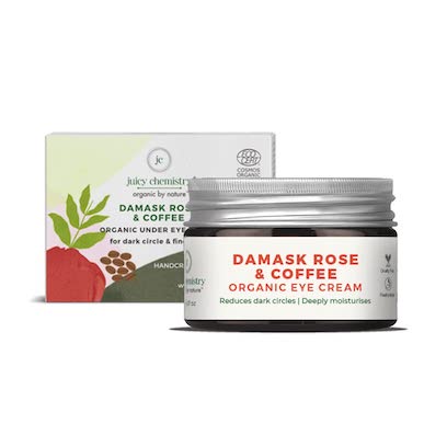 Juicy Chemistry Damask Rose & Coffee Under Eye Cream