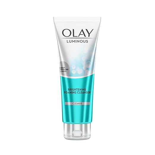 Step 1: Olay Luminous Brightening Foaming Cleanser