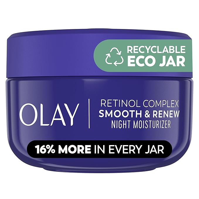 Step 2: Olay Smooth & Renew Retinol Face Moisturizer