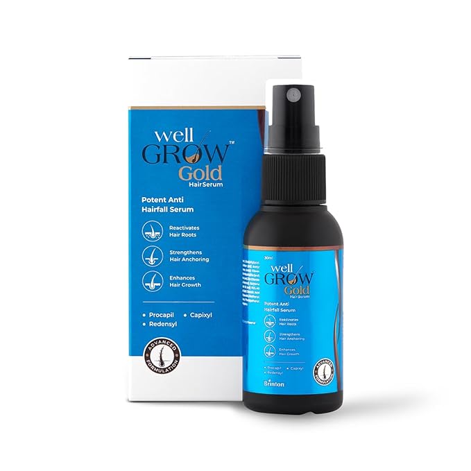 Step 3: WellGrow Gold Hair Serum 