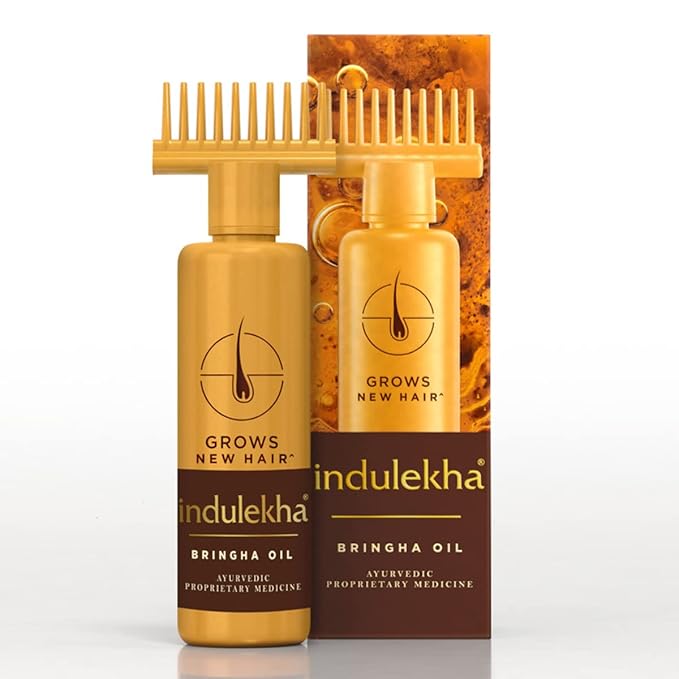 Step 4: Indulekha Ayurvedic Hair Oil