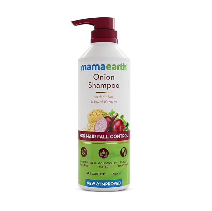 Step 1: Mamaearth Onion Shampoo