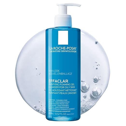Step 1: La Roche-Posay Effaclar Purifying Foaming Gel Cleanser