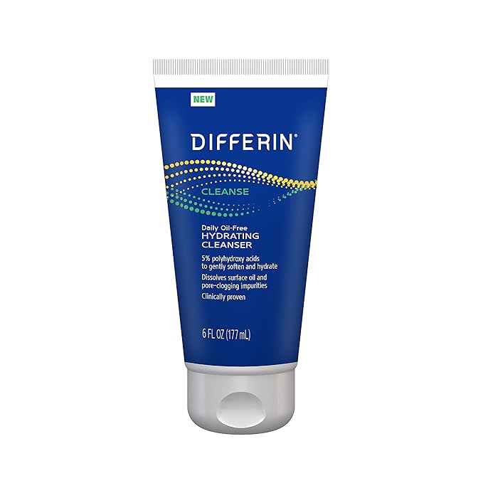Step 1: Differin Facial Cleanser