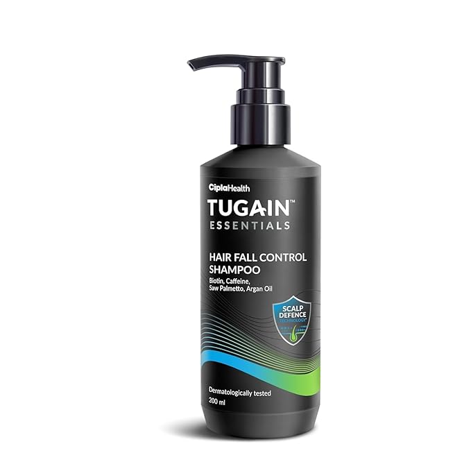 Step 1: Tugain Essentials Hair Fall Control Shampoo