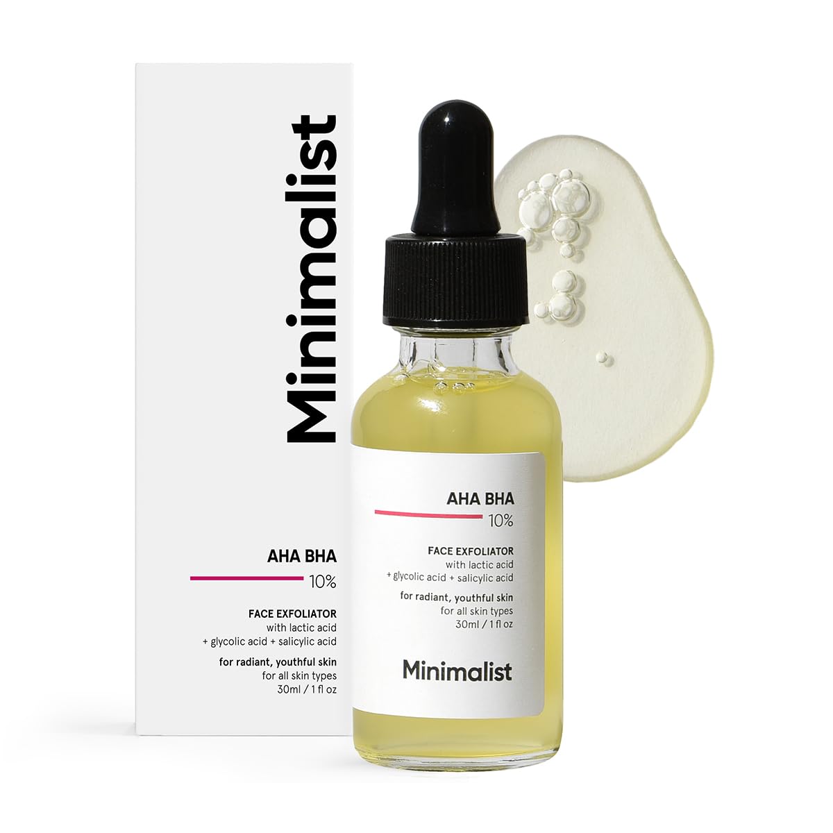 Minimalist AHA BHA 10% Face Exfoliator