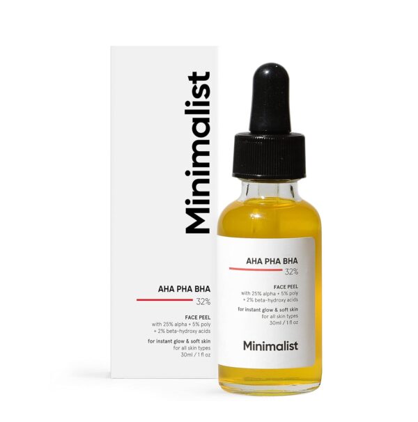 Minimalist AHA 25% + PHA 5% + BHA 2% Peeling Solution ("32% Face Peel")