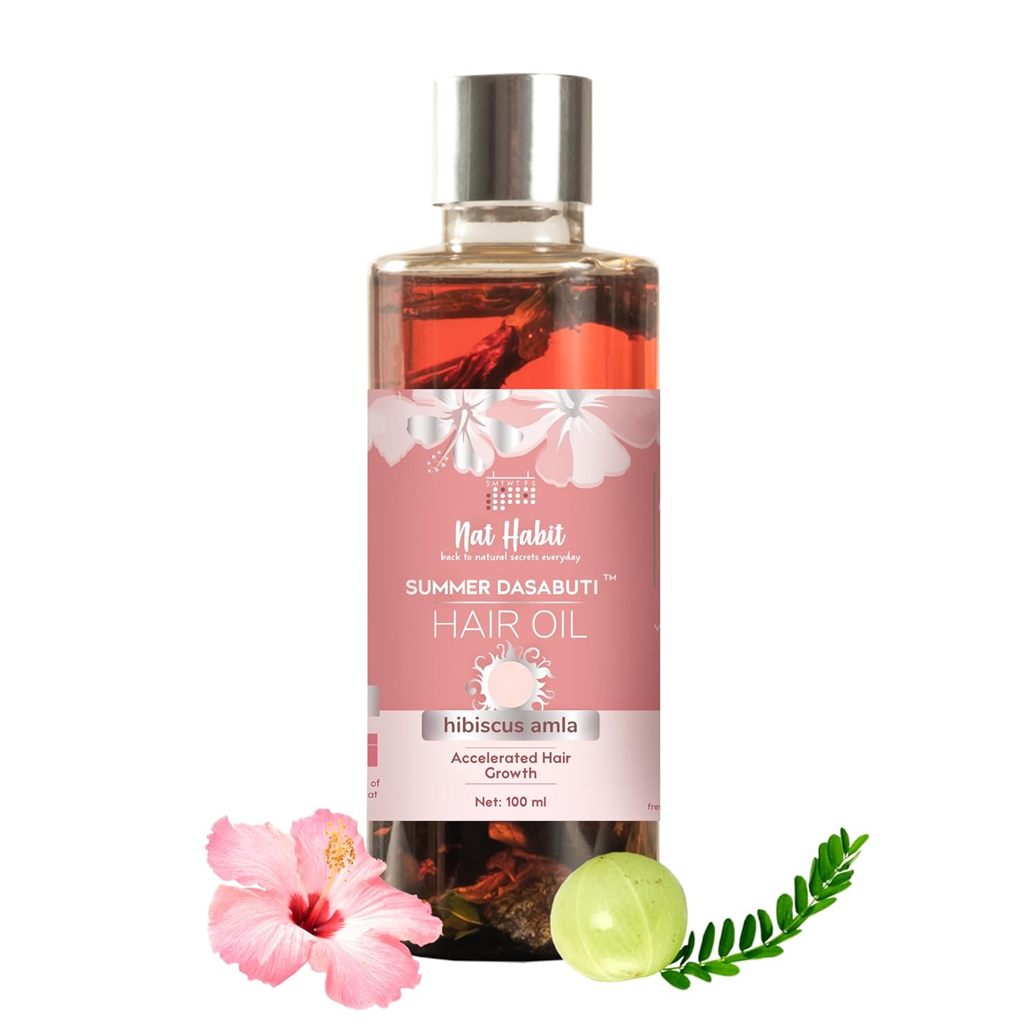 Nat Habit Hibiscus Amla Summer Hair Oil