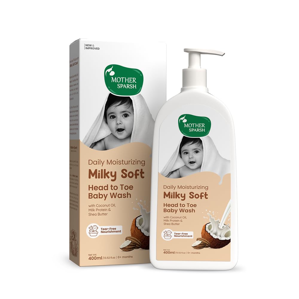 Mother Sparsh Milky Soft Head to Toe Baby Wash