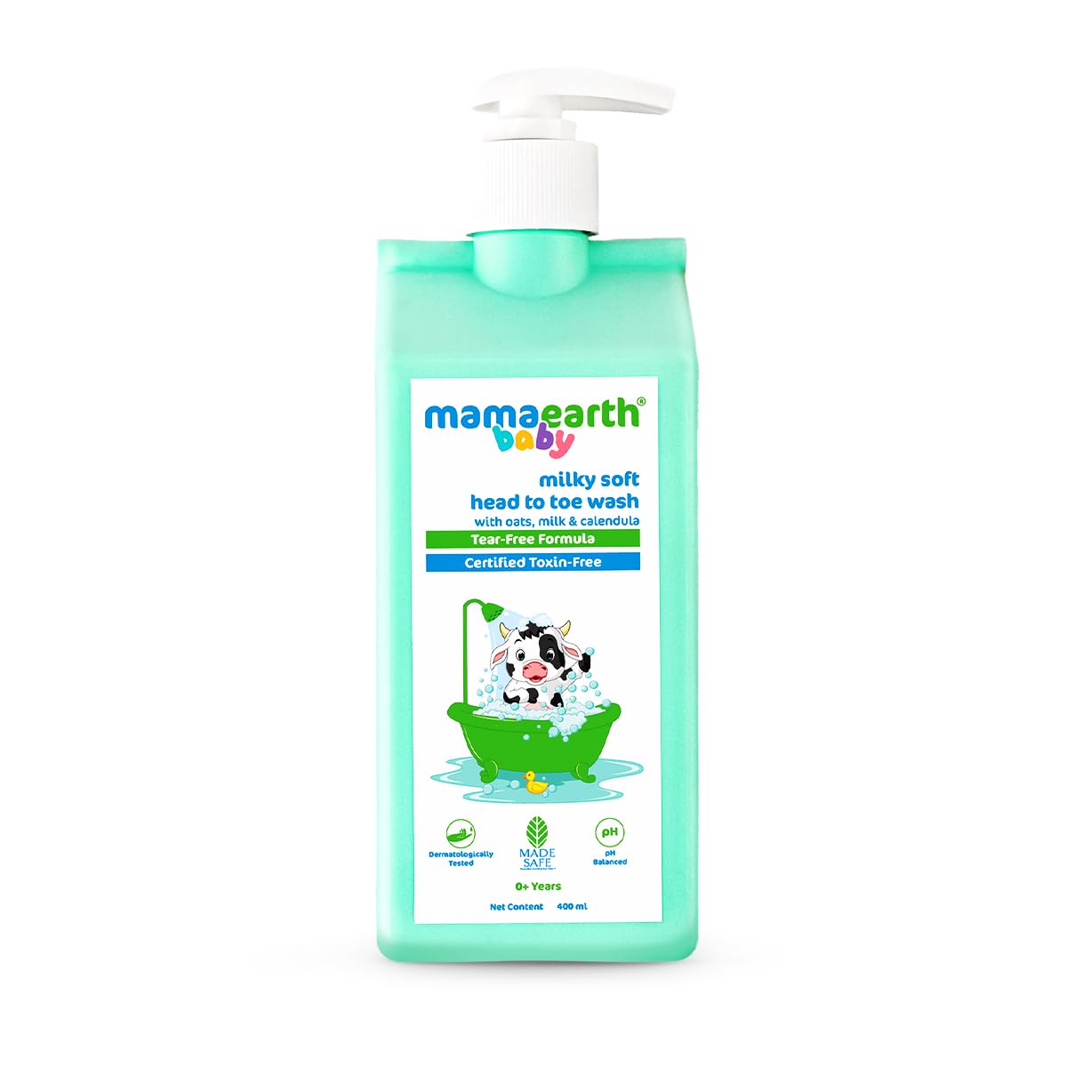 Mamaearth Milky Soft Body Wash For Babies (Oats, Milk & Calendula)