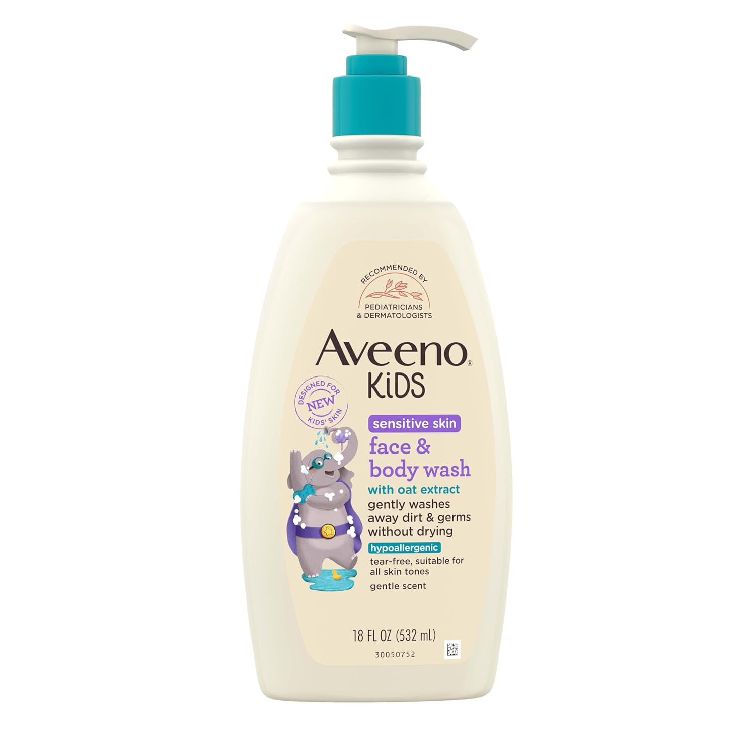 Aveeno Gentle Face & Body Wash For Kids With Sensitive Skin