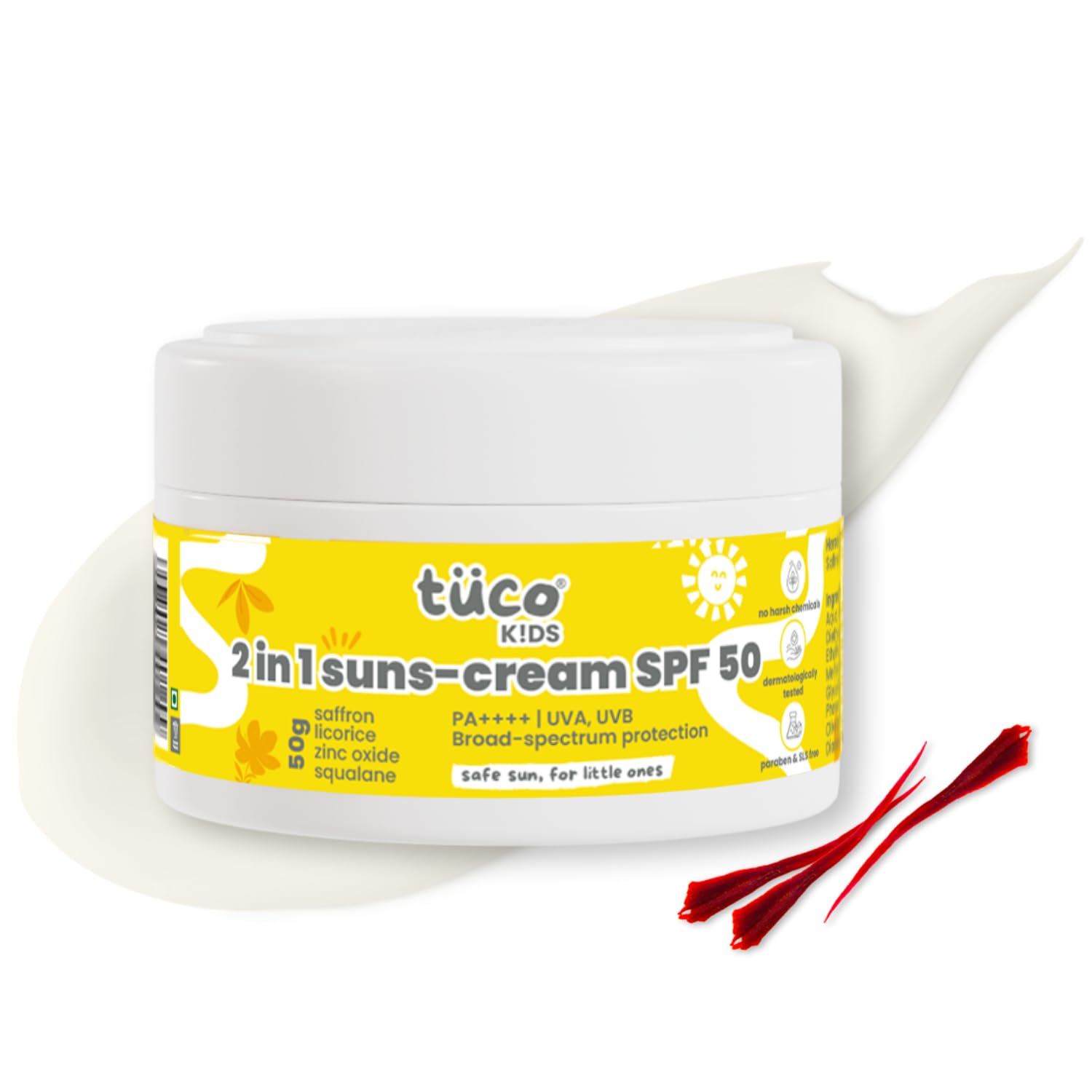 Tuco Kids 2 in 1 Face Cream + Sunscreen SPF 50