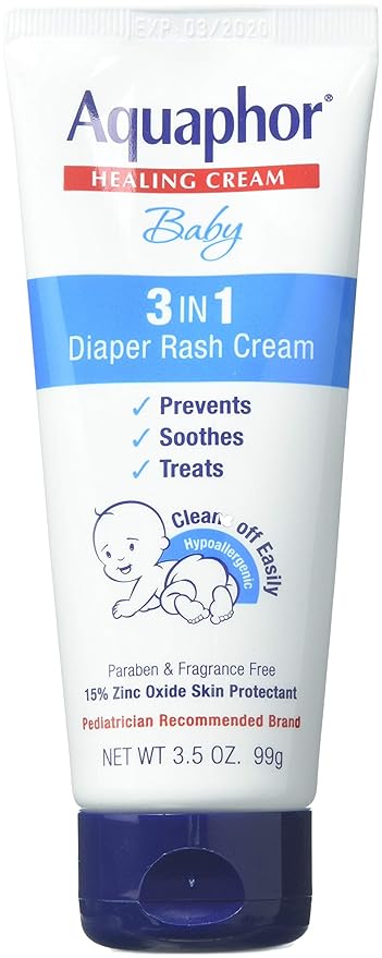 Aquaphor Baby Diaper Rash 3-in-1 Cream
