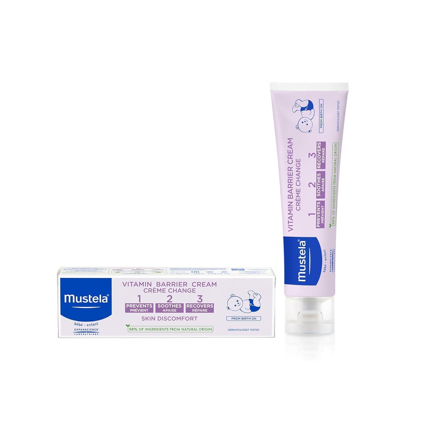 Mustela Baby Natural Diaper Cream (1-2-3 Vitamin Barrier)