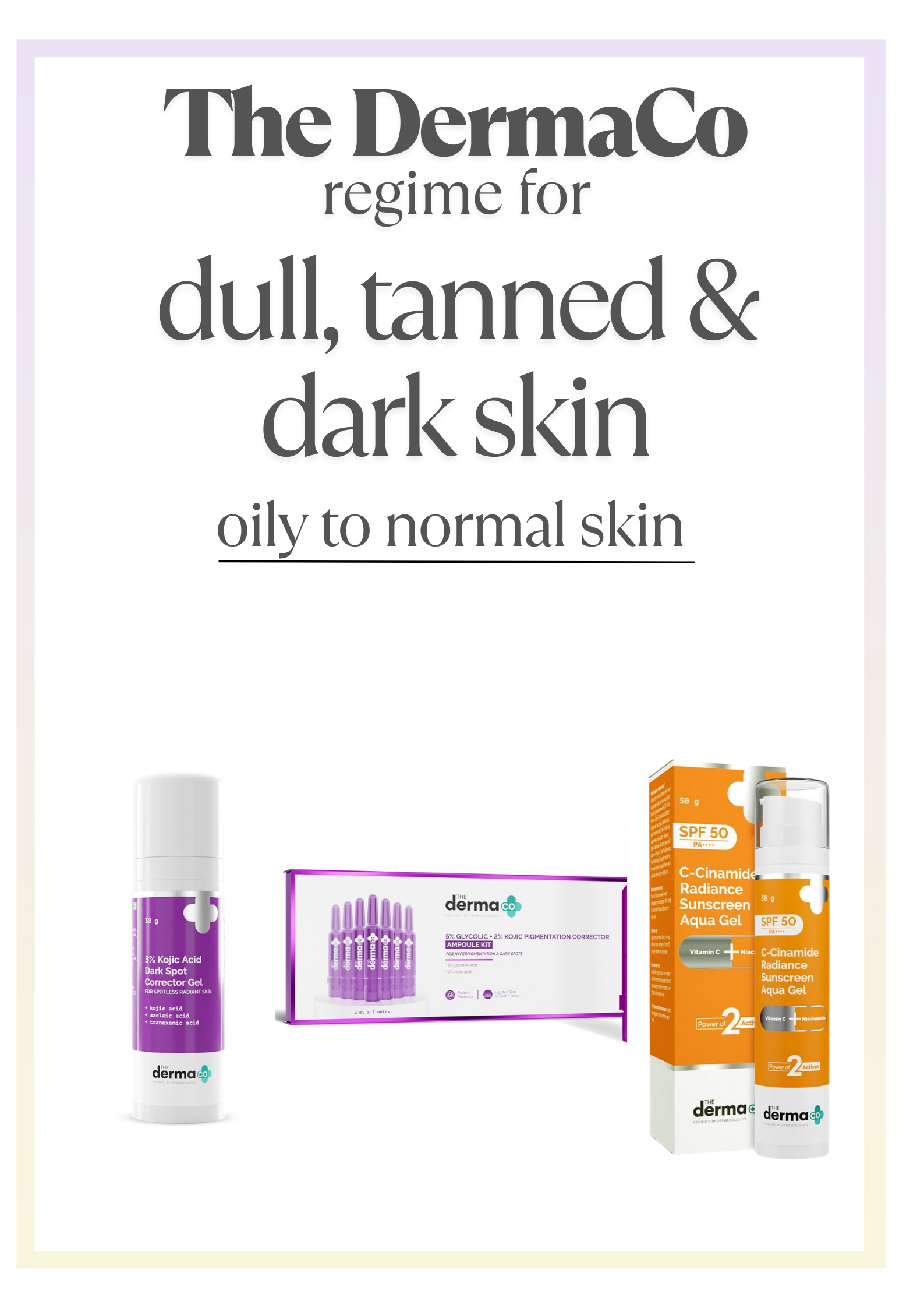 The Derma Co Skin Brightening Regime (Dry Skin) | Dermatocare