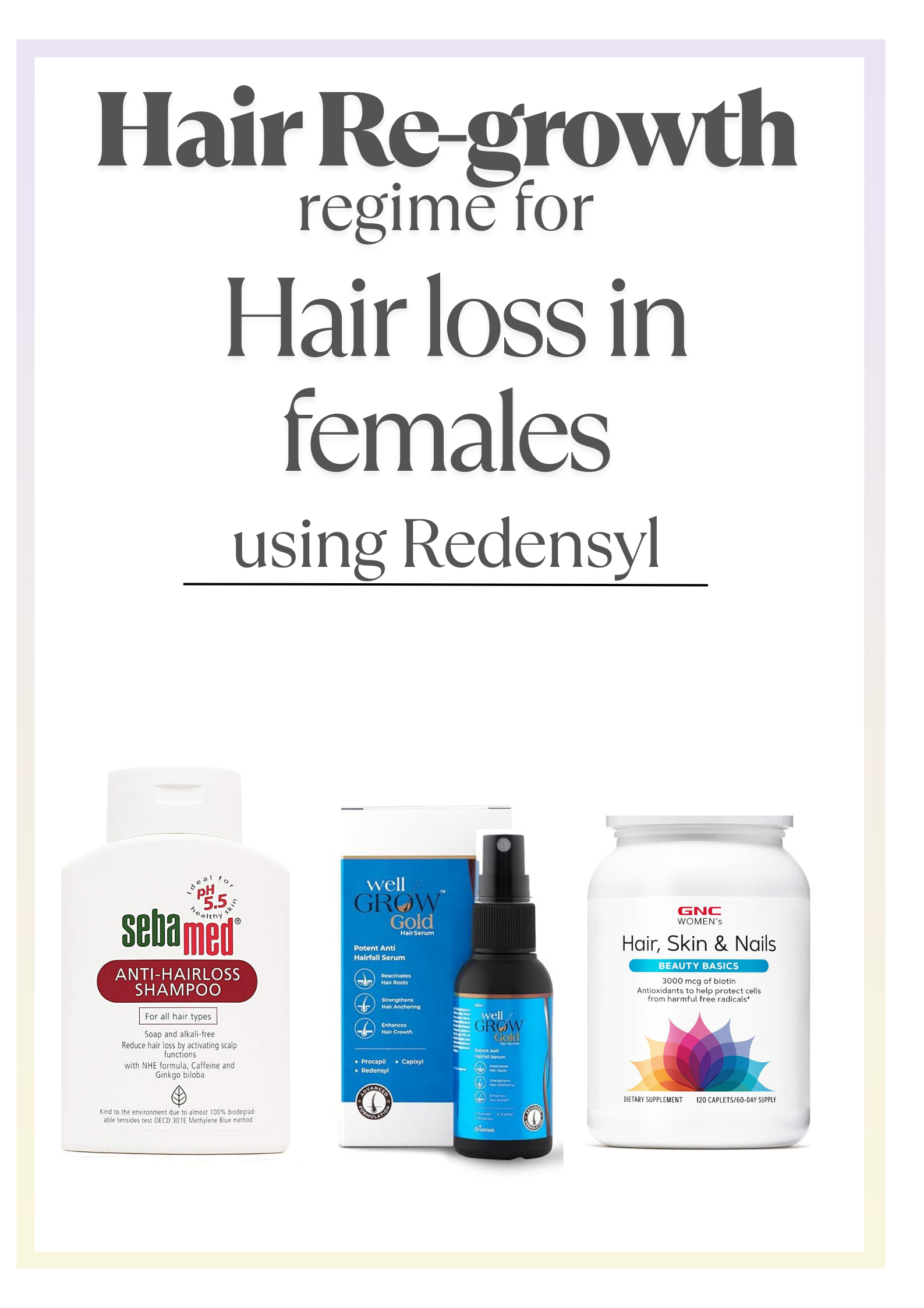 Wellgrow Gold Hair Loss Regime for Females
