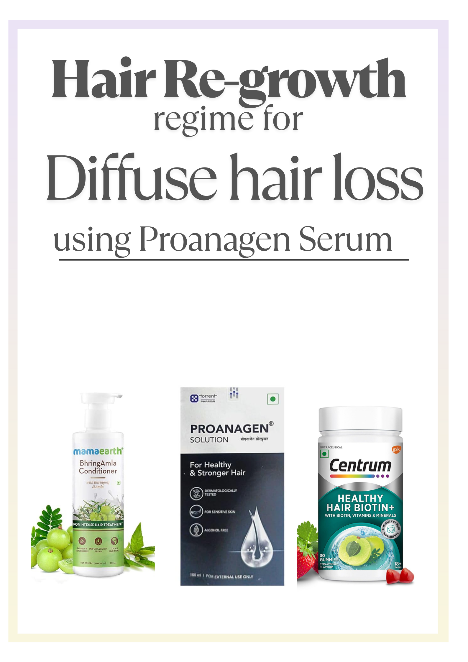 Proanagen Hair Re-growth Regime