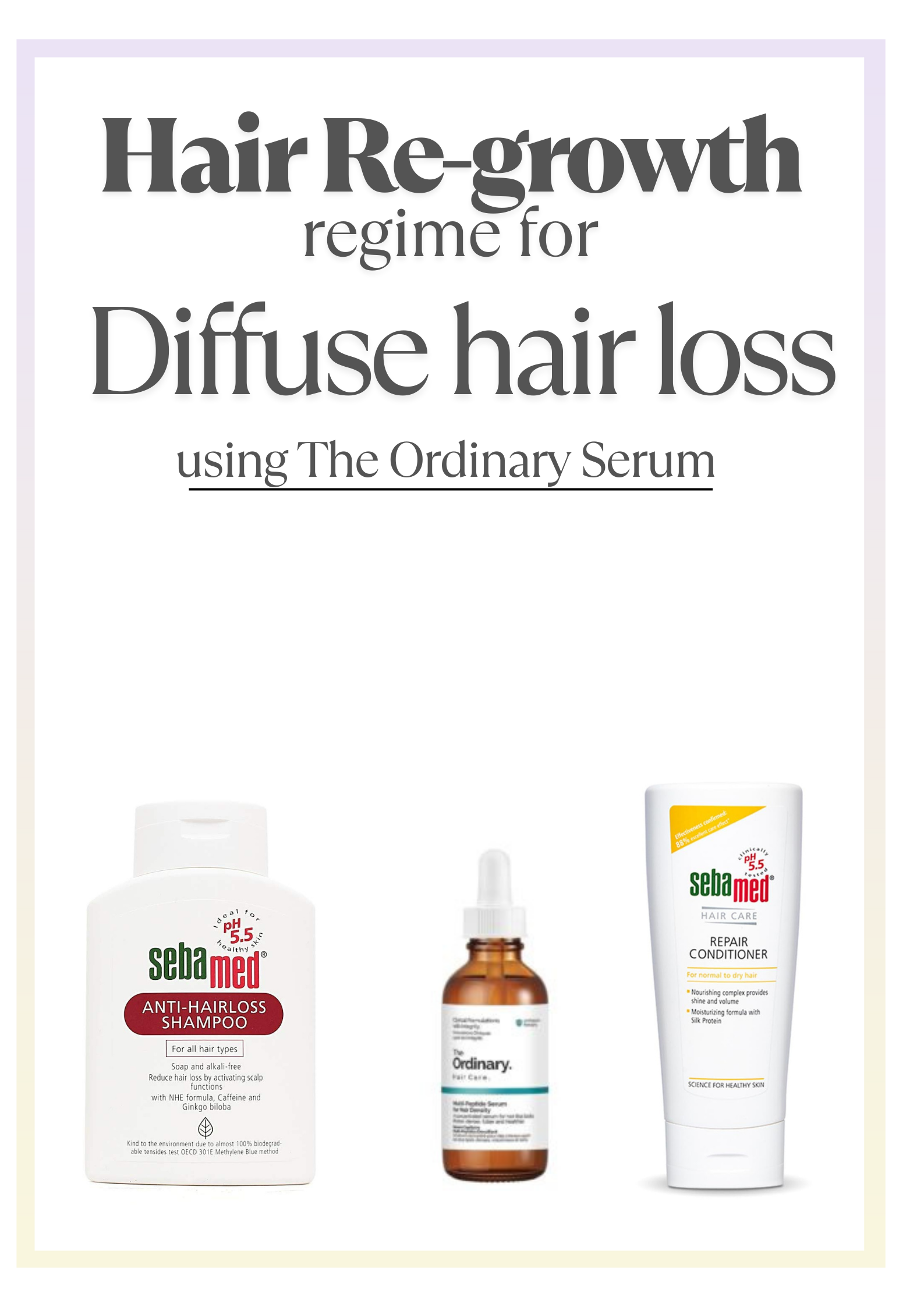 multi-pathway approach to hair thinning treatment diagram The Ordinary serum