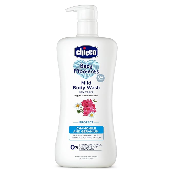 Chicco Baby Moments Mild Body Wash Protect