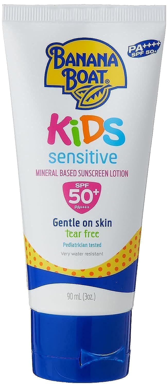 Banana Boat Simply Protect Kids Sunscreen Lotion SPF 50 (100% Mineral)