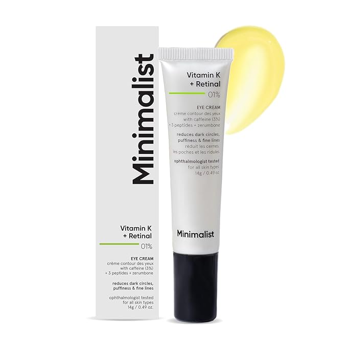 Minimalist Vitamin K + Retinal 0.1% Eye Cream