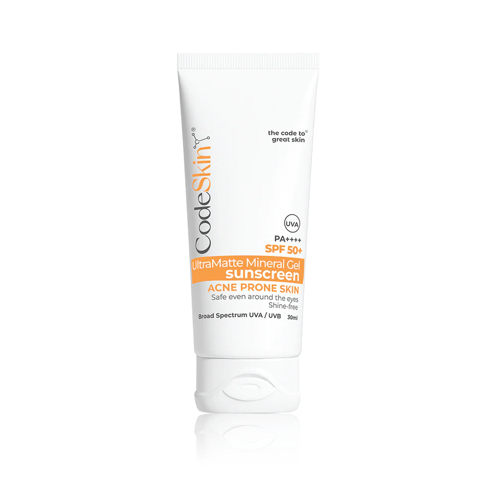 CodeSkin UltraMatte Mineral Gel Sunscreen