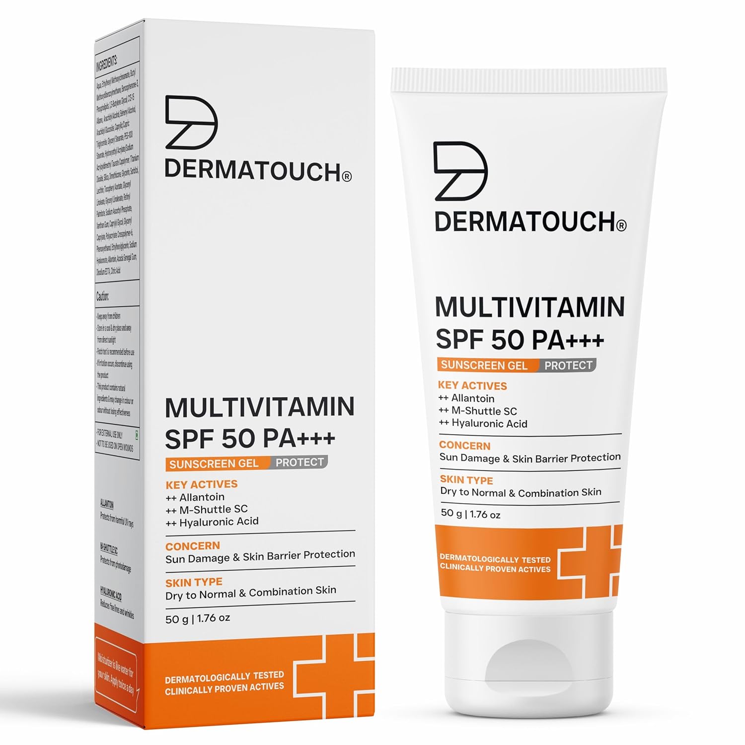 Dermatouch Multivitamin SPF 50 PA++++ Sunscreen Gel