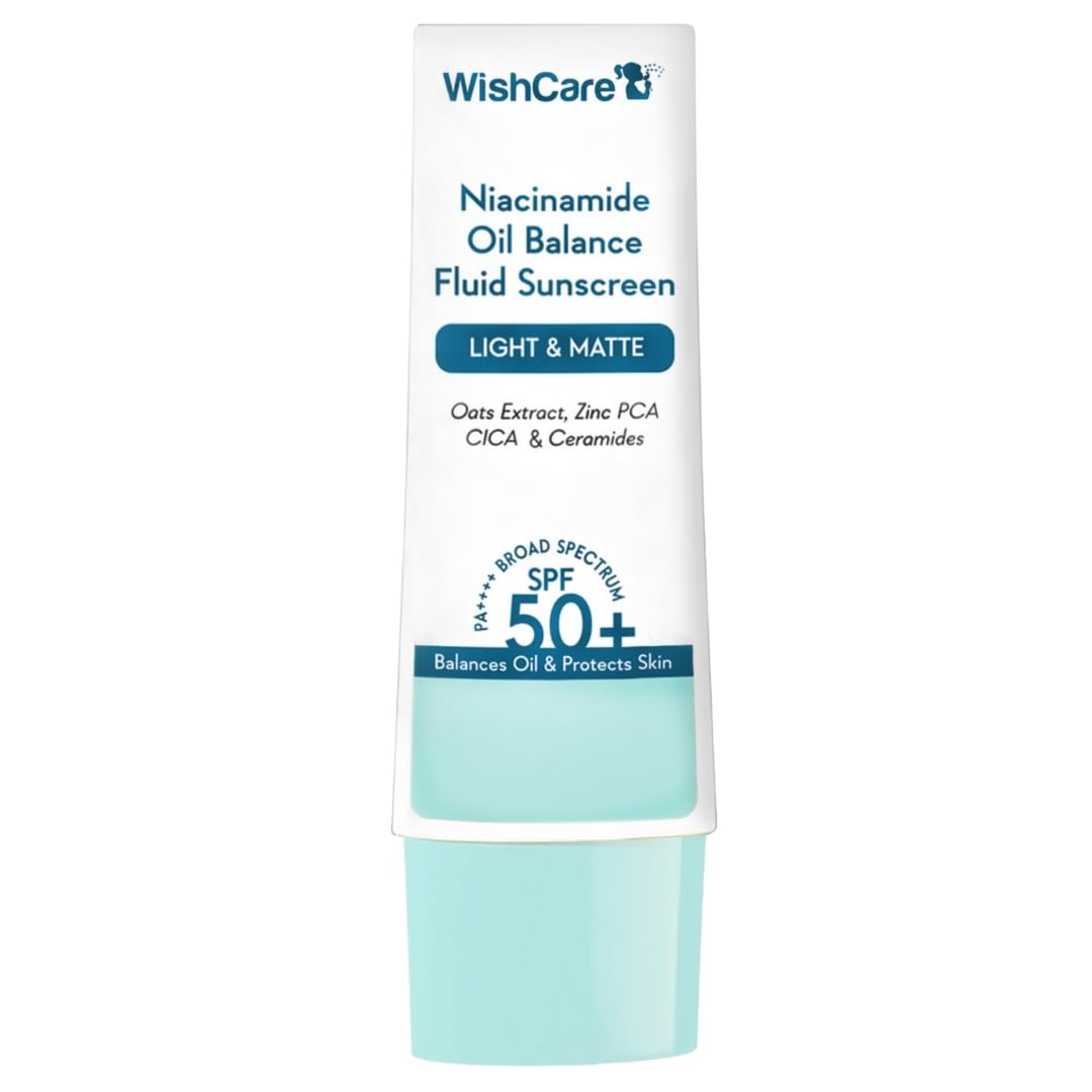WishCare Niacinamide Oil Balance Fluid Sunscreen SPF 50 PA++++