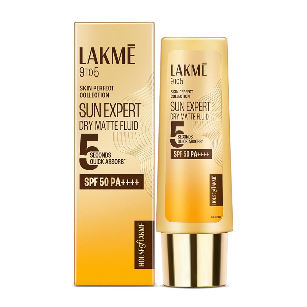 Lakme Sun Expert Dry Matte Fluid SPF 50: Dermatocare Review