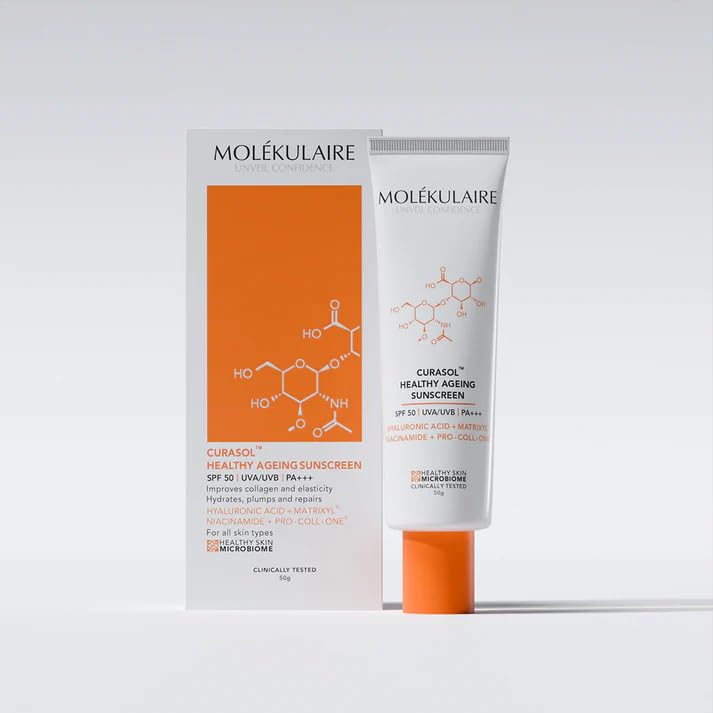 Molekulaire Curasol Healthy Ageing Sunscreen with SPF 50