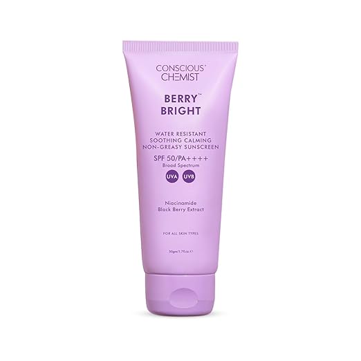 Conscious Chemist Berry Bright Sunscreen SPF 50