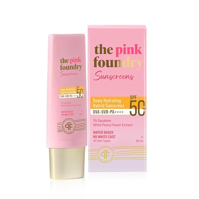 The Pink Foundry Dewy Hydrating Hybrid Sunscreen SPF 50+