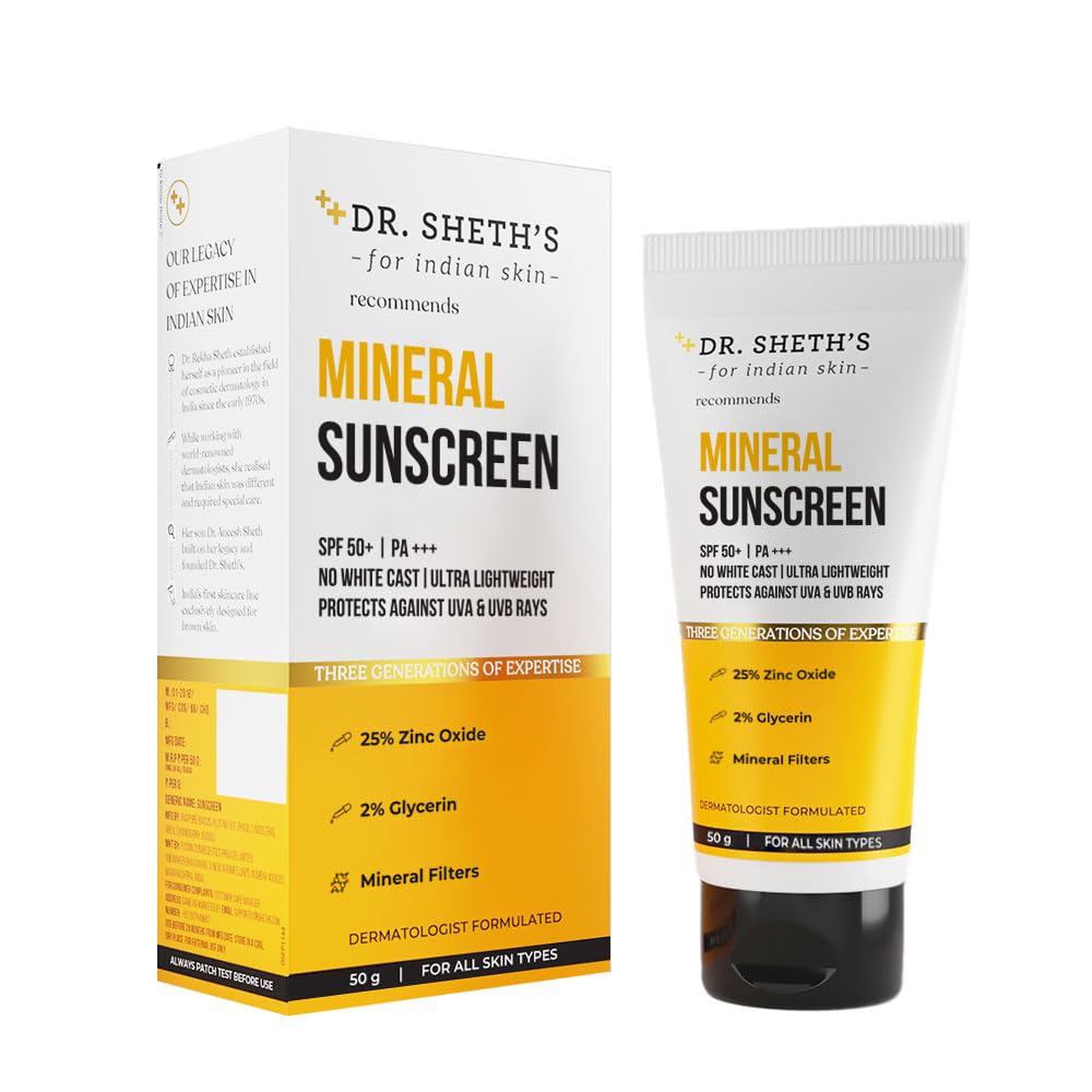 Dr. Sheth's Waterproof Mineral Sunscreen