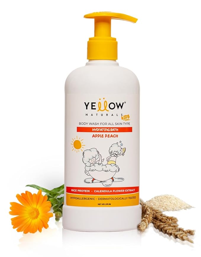 Yellow Naturals Apple Peach Kids Body Wash