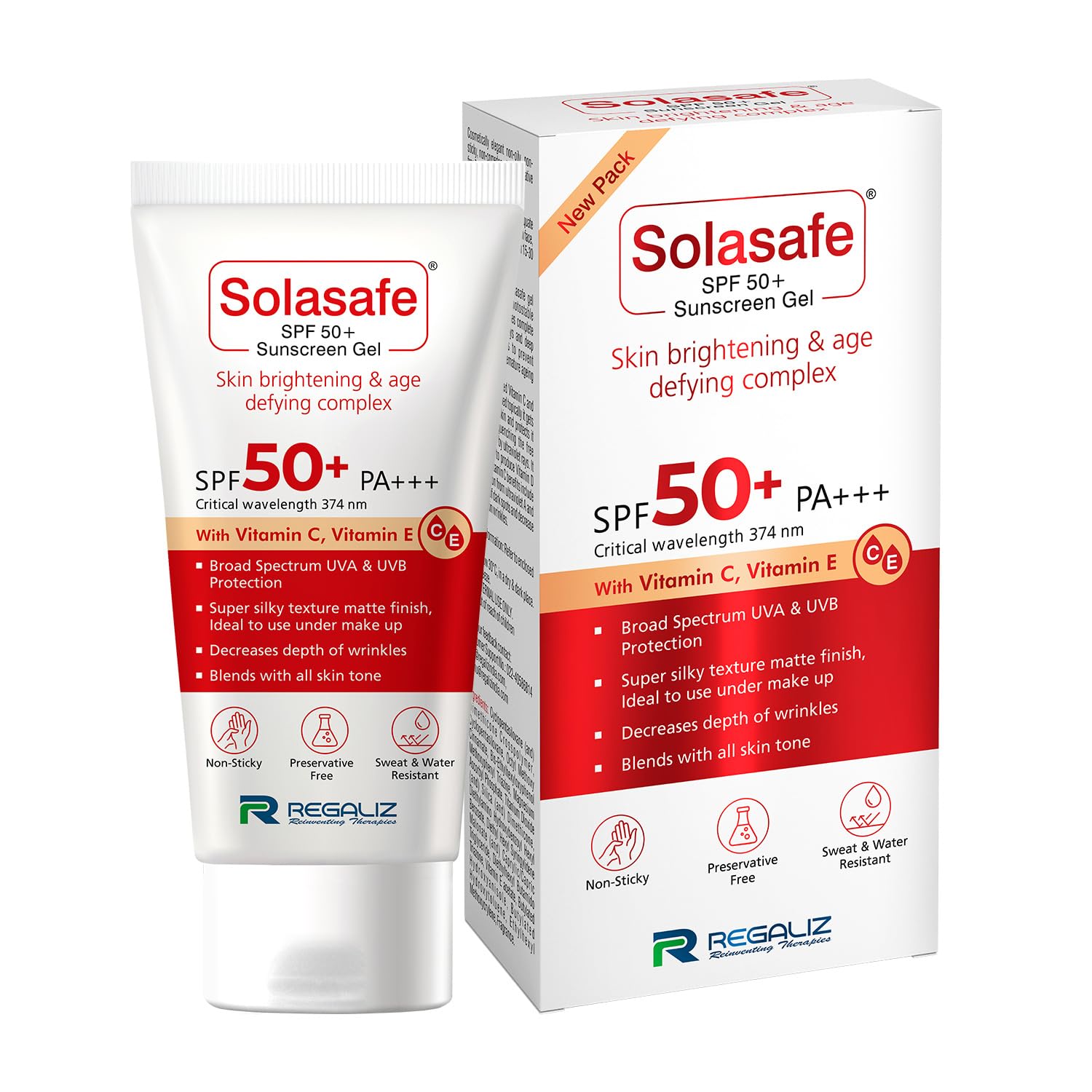 Regaliz Solasafe Sunscreen SPF 50