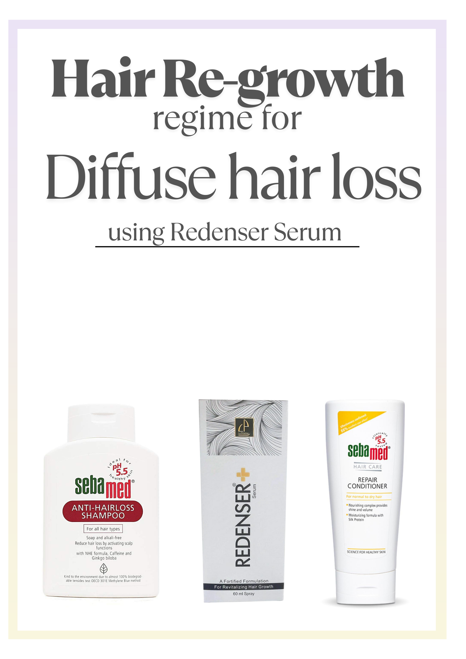 Redenser Hair Regrowth Regime