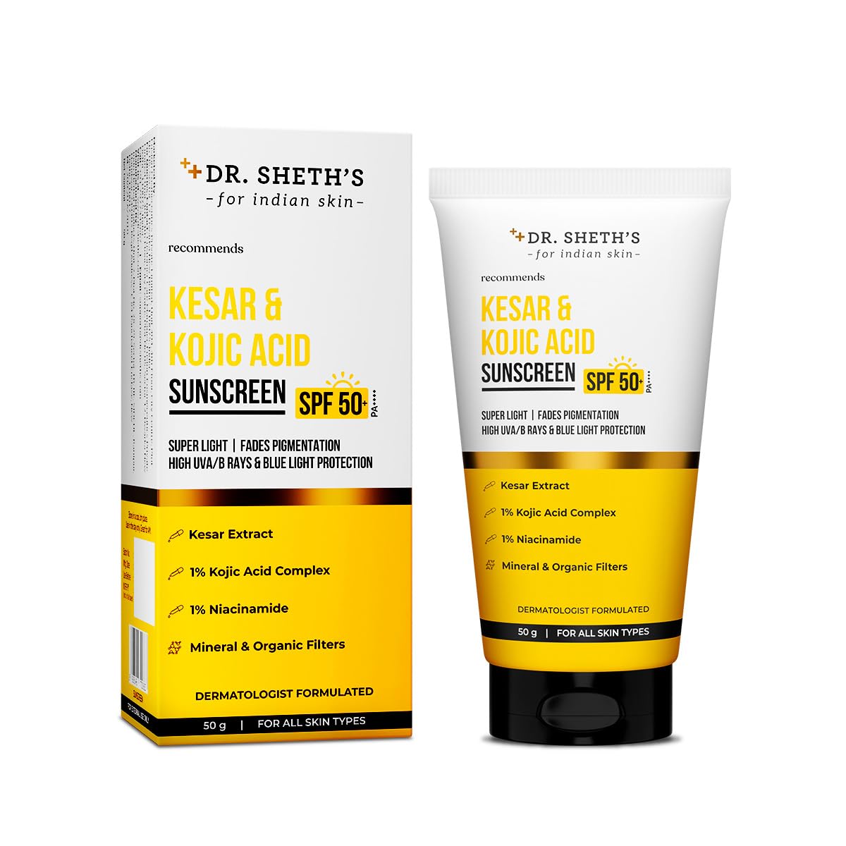 Dr. Sheth's Kesar & Kojic Acid Sunscreen