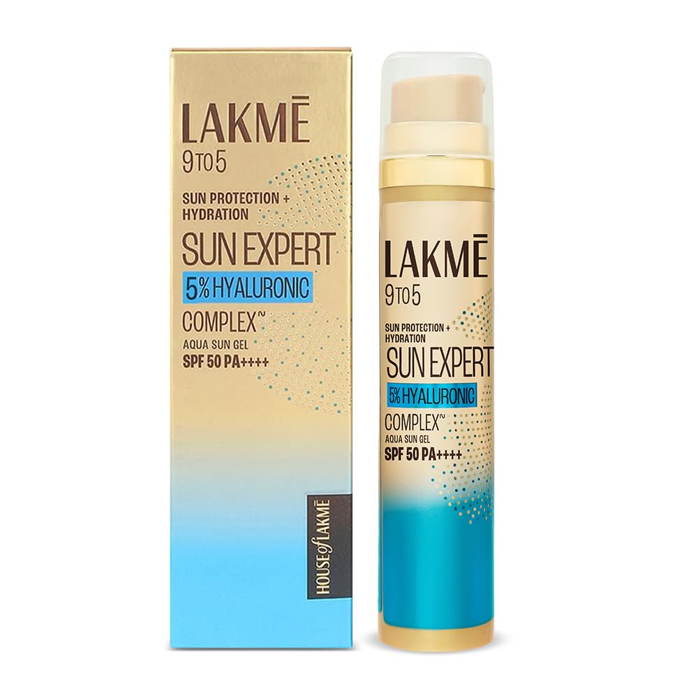 Lakme 5% Hyaluronic Water-Light Sunscreen Gel SPF 50 PA++++