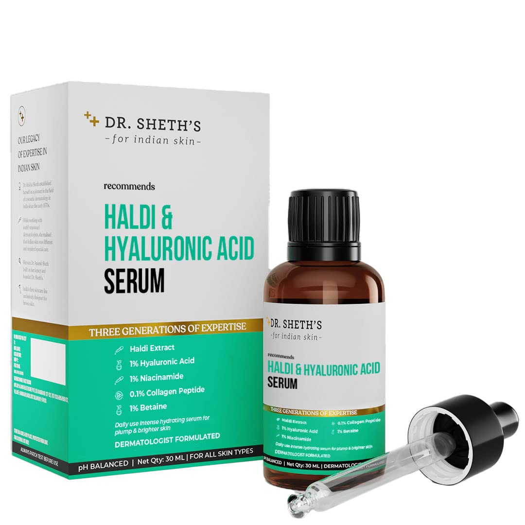 Dr. Sheth's Haldi & Hyaluronic Acid Face Serum
