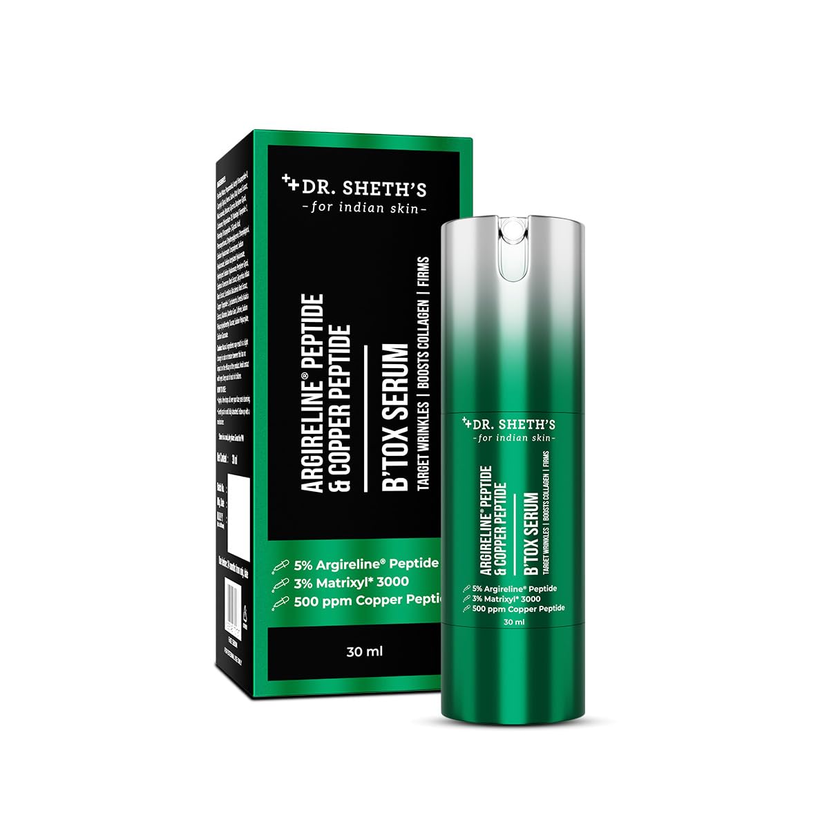 Dr. Sheth's Argireline Peptide & Copper Peptide B'tox Serum
