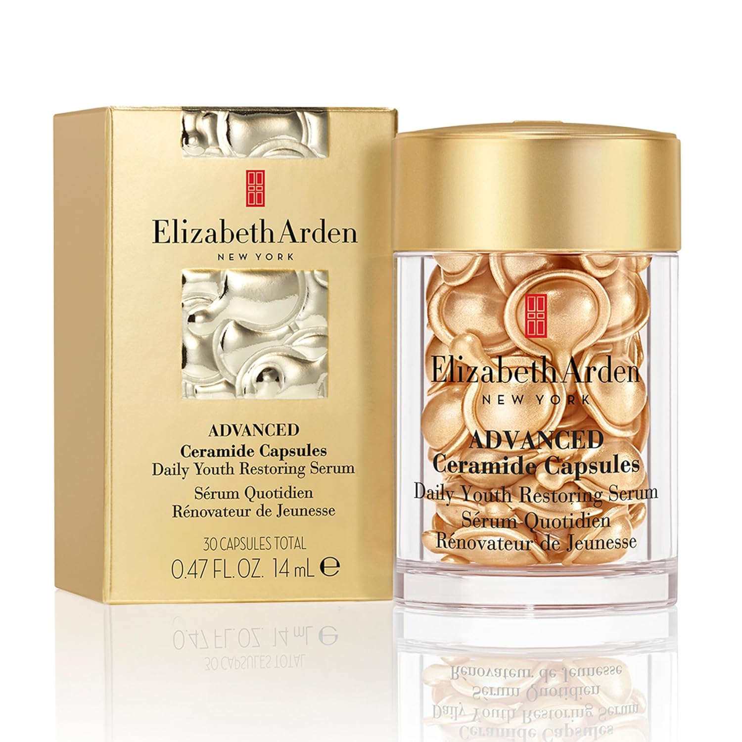 Elizabeth Arden Vitamin C Ceramide Capsules Radiance Renewal Serum (Advanced Ceramide Face Serum Capsules)