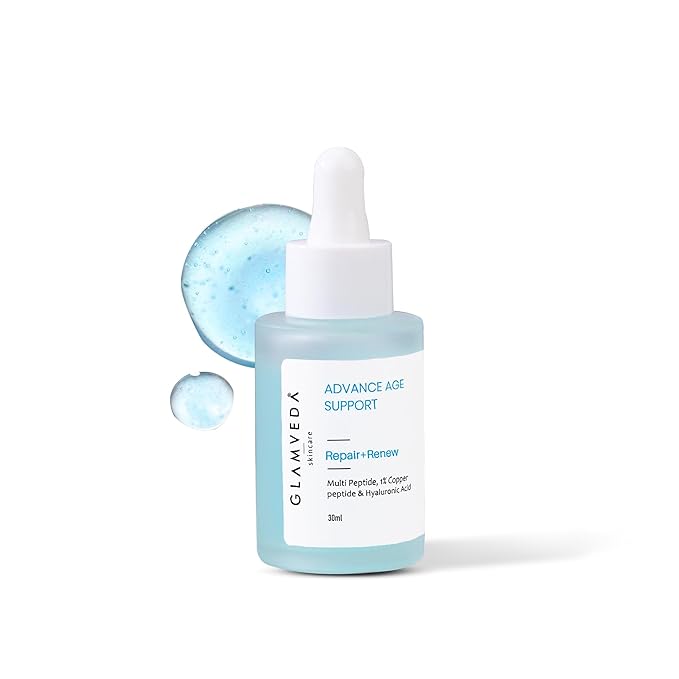 Glamveda 1% Copper Peptide + Hyaluronic Acid Serum