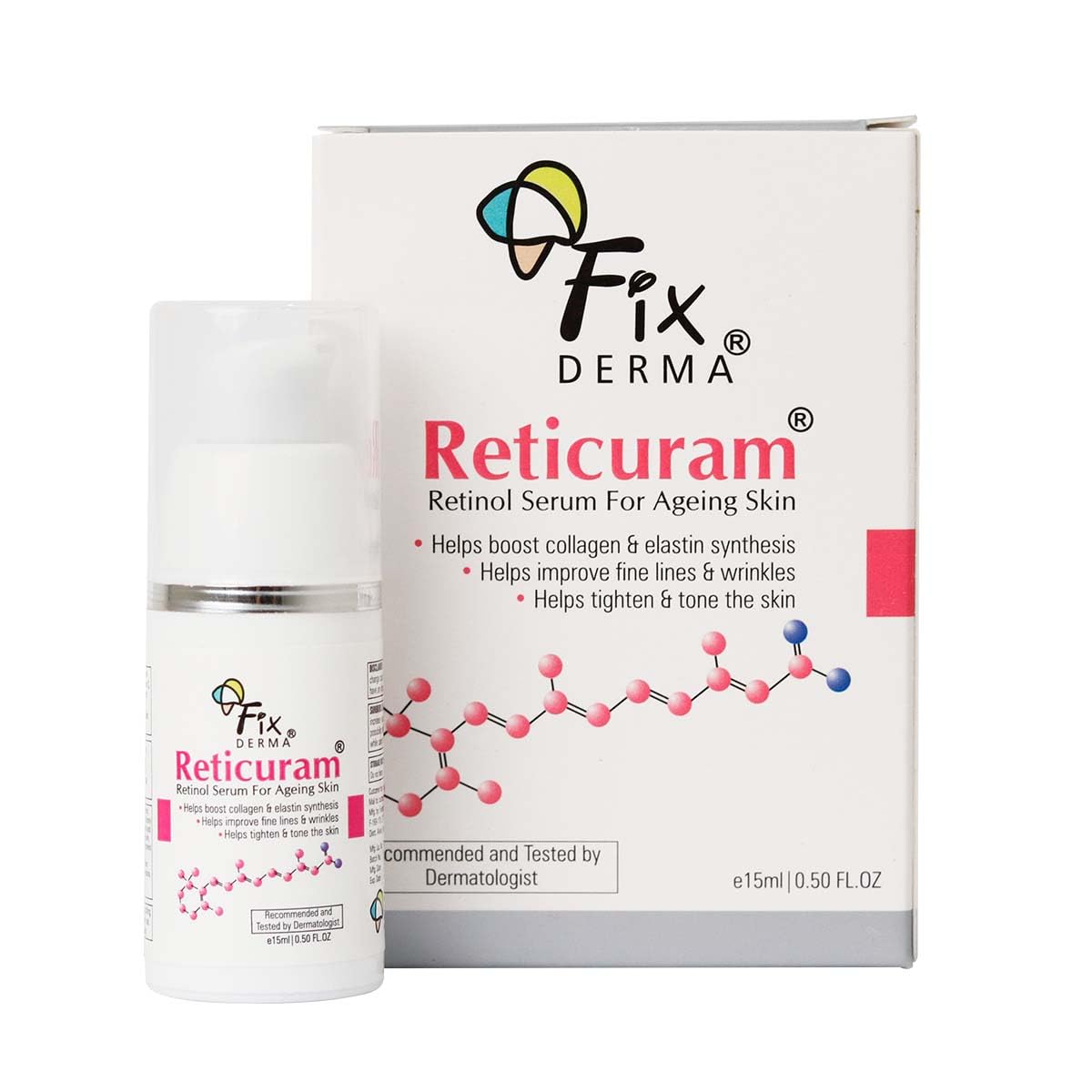 Fixderma .05% Pure Retinol Reticuram Face Serum