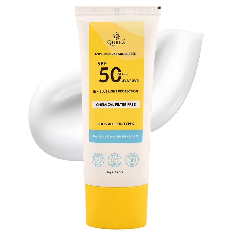 Qurez 100% Mineral Sunscreen SPF 50 PA+++