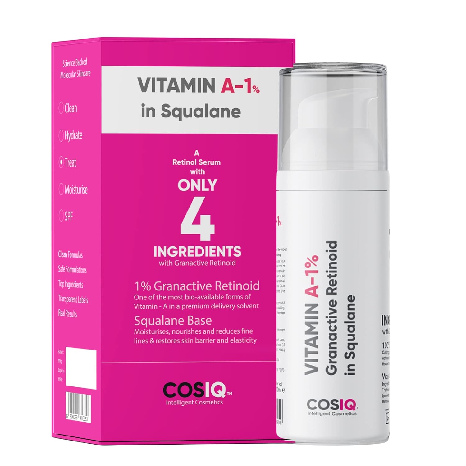 Cos-IQ 1% Vitamin A Granactive Retinoid in Squalane Face Serum