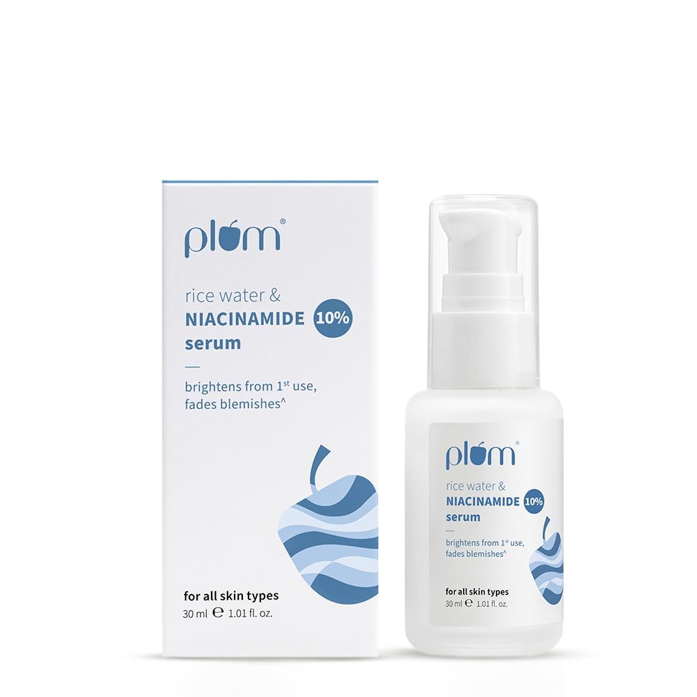 Plum 10% Niacinamide & Rice Water Brightening Face Serum